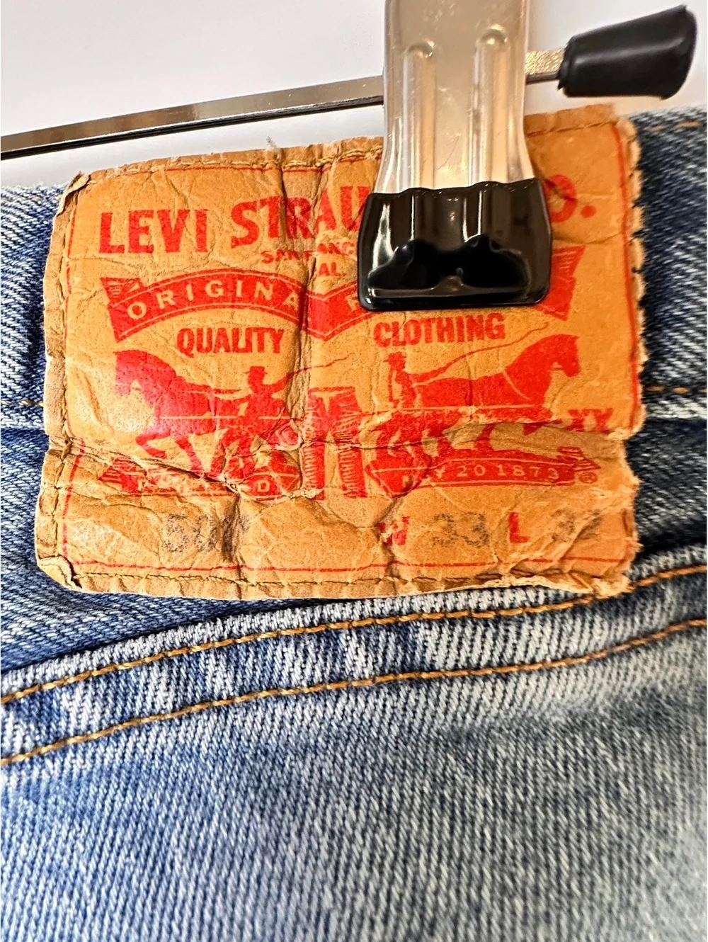 Levi’s 501 Original Fit Men’s Jeans W33 L32
